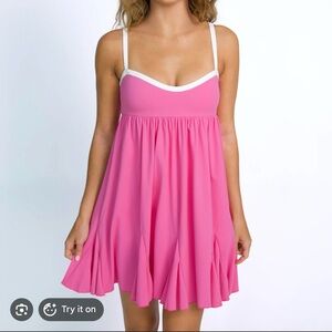 93 Play Street Pink Babydoll dress